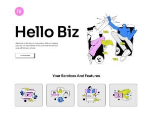 Free Hello Biz WordPress Theme
