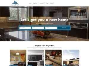 Free IT Real Estate WordPress Theme