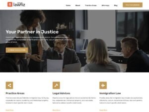Free Lawfiz One WordPress Theme