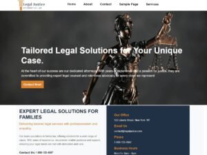 Free Legal Justice WordPress Theme