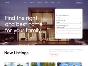 Free Lightreal WordPress Theme