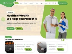 Free Medical Pharmacy WordPress Theme