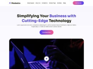 Free Modestra WordPress Theme