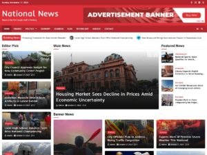 Free National News WordPress Theme