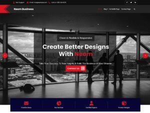 Free Neom Business WordPress Theme