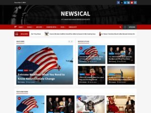 Free Newsical WordPress Theme