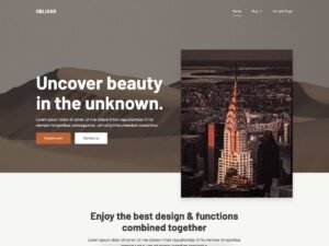 Free Oblixar WordPress Theme