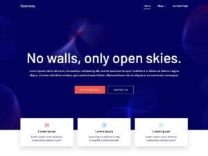 Free Opensky WordPress Theme