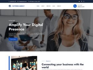 Free Patterns Agency WordPress Theme
