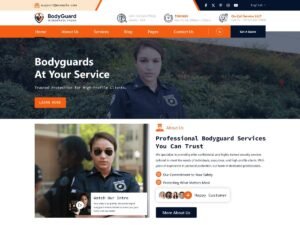Free Personal Bodyguard WordPress Theme