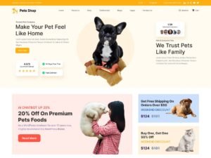 Free Pet Accessory Store WordPress Theme