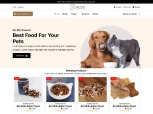 Free Pet House WordPress Theme