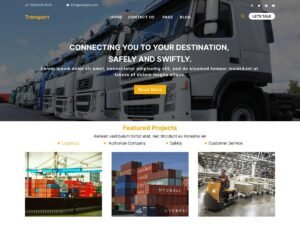 Free Pixel Transport WordPress Theme