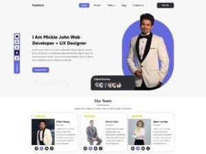 Free Radiant Portfolio WordPress Theme