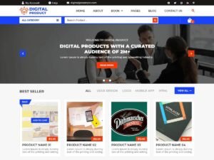 Free Rev Digital Products WordPress Theme