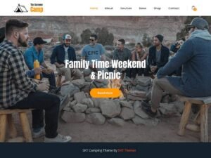 Free SKT Camping WordPress Theme