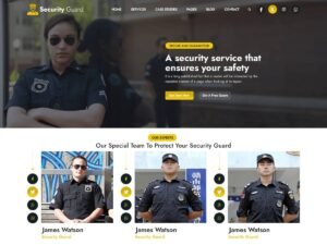 Free Security Officer WordPress Theme