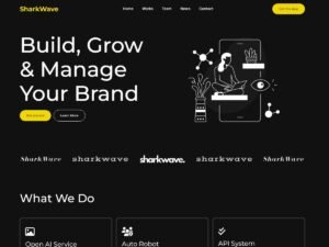 Free SharkWave WordPress Theme