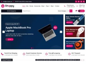 Free Shoppy WordPress Theme
