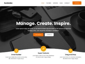 Free Sunbrake WordPress Theme
