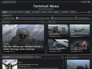 Free Terminal News WordPress Theme