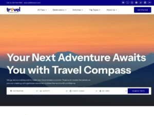 Free Travel Compass WordPress Theme
