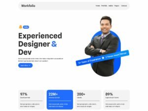 Free WorkFolio WordPress Theme