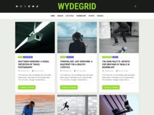 Free Wydegrid WordPress Theme