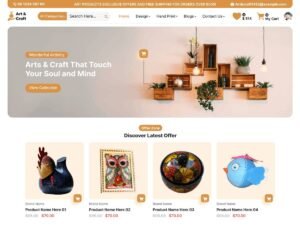 Free Art And Craft WordPress Theme