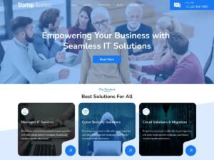 Free Aster Startup WordPress Theme