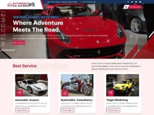 Free Automotive Services WordPress Theme