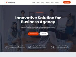 Free Blockskit Digital Agency WordPress Theme