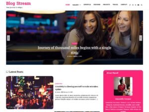 Free Blog Stream WordPress Theme
