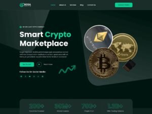 Free Bosa Crypto WordPress Theme