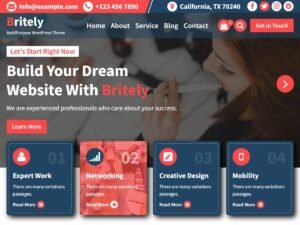 Free Britely WordPress Theme