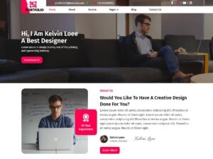 Free CV Workfolio WordPress Theme