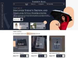 Free Classic Fashion Blog WordPress Theme