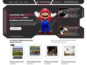 Free Classic Gaming WordPress Theme