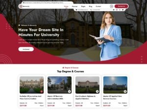 Free Educational University WordPress Theme