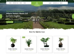 Free Expert Gardener WordPress Theme