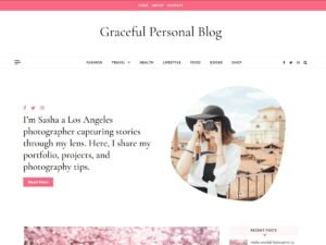 Free Graceful Personal Blog WordPress Theme