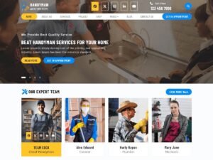Free Handyman Agency WordPress Theme