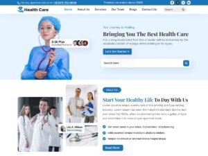 Free Health Care Center WordPress Theme