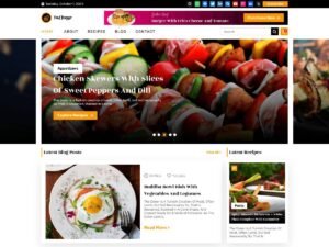 Free Healthy Food Blogger WordPress Theme