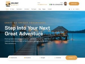Free Holiday Quest WordPress Theme