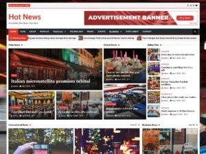 Free Hot News WordPress Theme