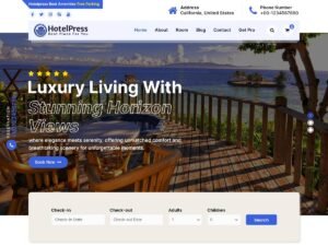 Free HotelPress WordPress Theme