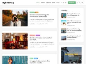 Free HybridMag WordPress Theme
