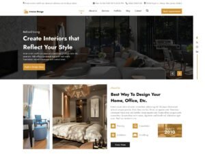 Free Interior Design Studio WordPress Theme