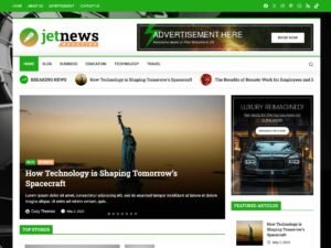 Free JetNews Magazine WordPress Theme